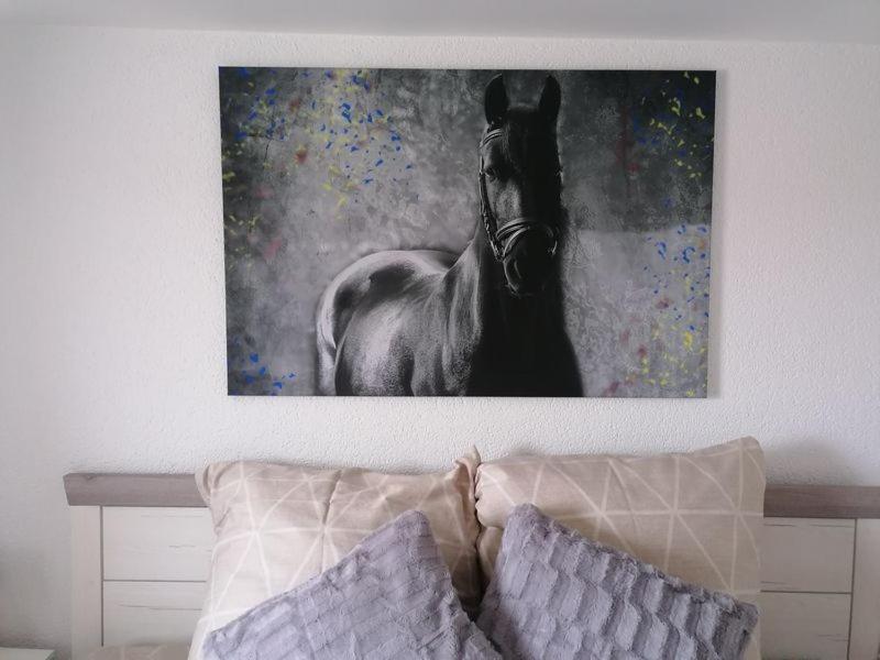 "Die Jockeysuite" Auf Unserem Reiterhof Birkenbeul Exteriör bild